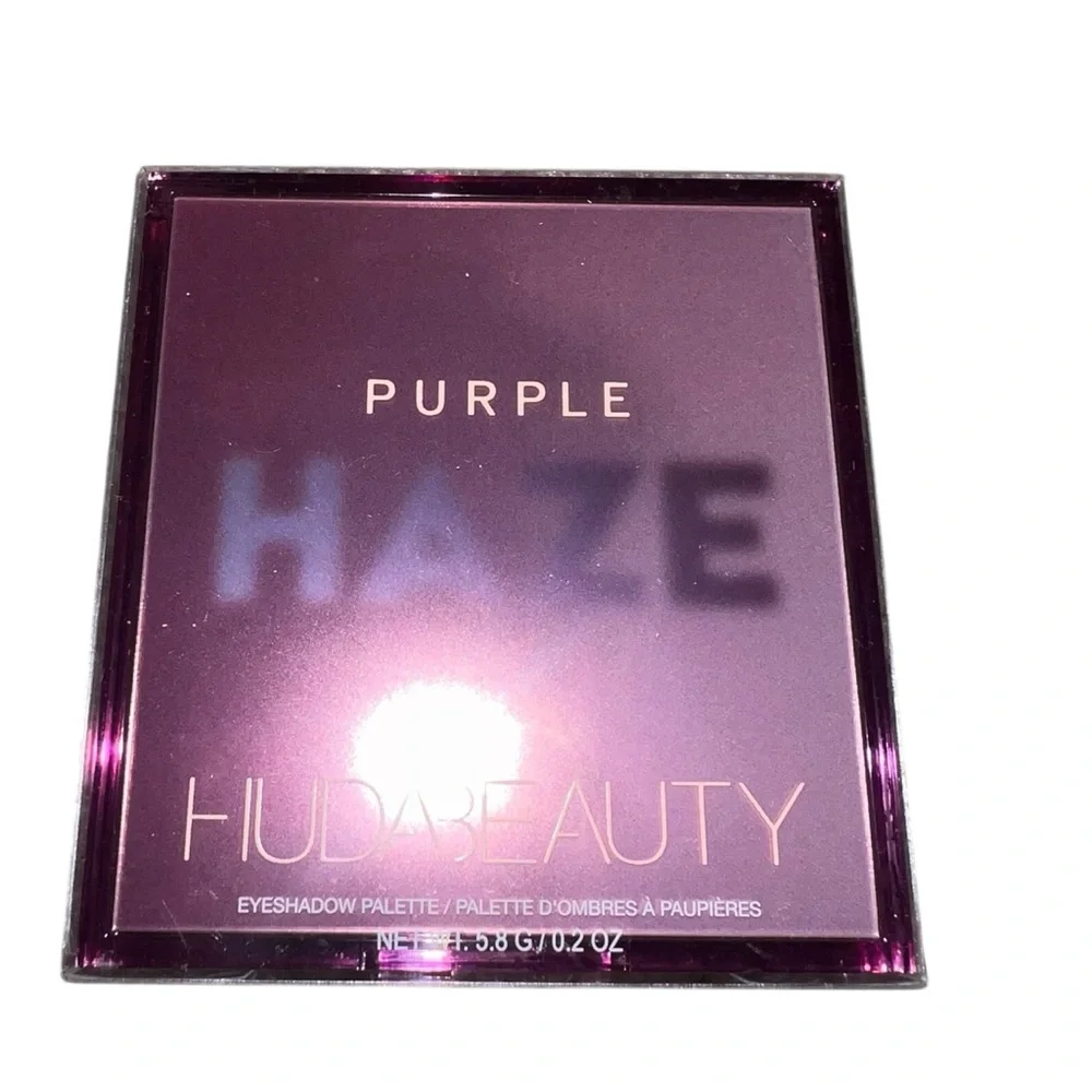 NWOB HUDA BEAUTY Purple Haze Eyeshadow Palette Bold Vibrant Glitter Neutral